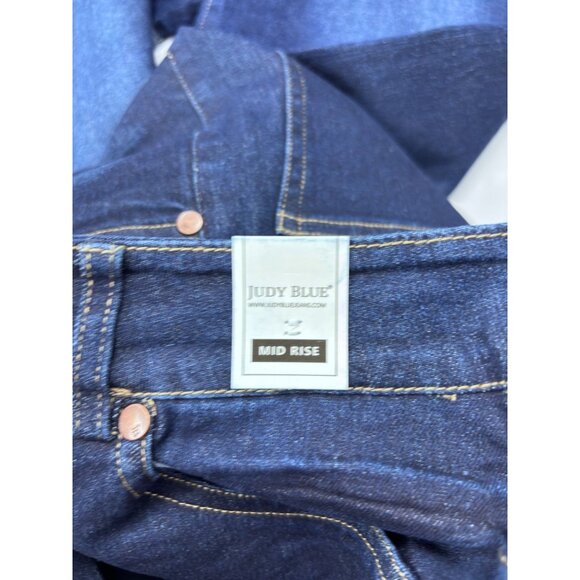 Judy Blue Womens Mid Rise Straight Leg Jeans S Denim Blend - Picture 4 of 13
